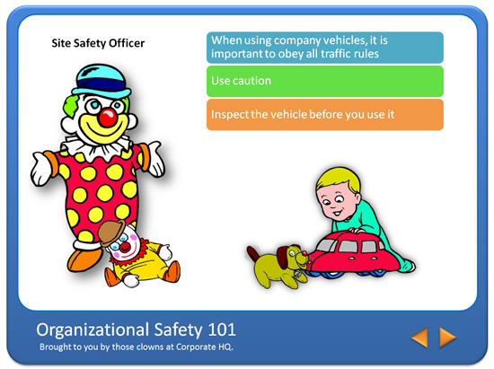 rapid elearning site safety demo PowerPoint