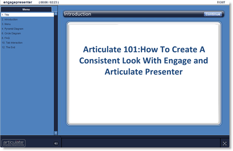 Engage and Presenter Consistency Demo