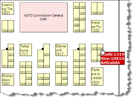 ASTD 2008 Floor map