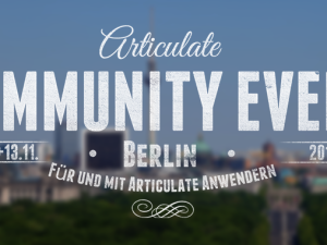 Articulate Community Event Berlin 2015: Programm und Anmeldung