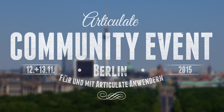 Articulate Community Event Berlin 2015