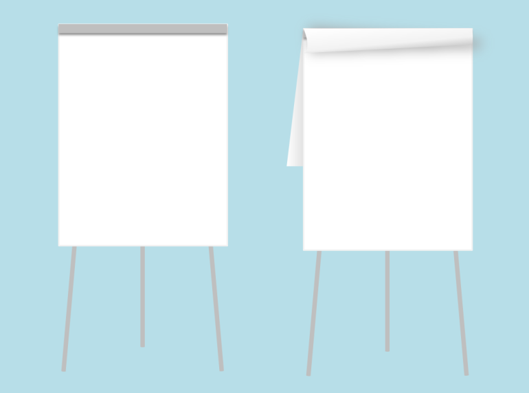 Download: Flipchart-Grafik, erstellt in PowerPoint