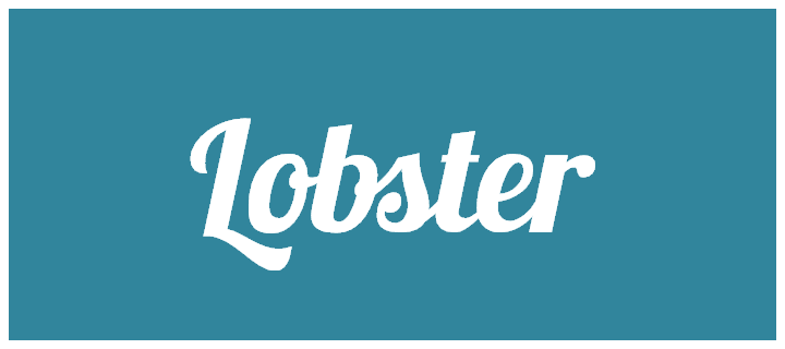 Schriftart: Lobster