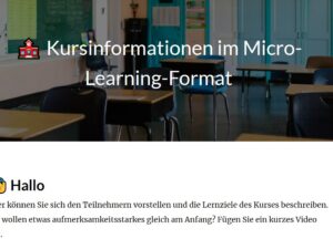 Rise 360: Kursinfo im Micro-Learning-Format