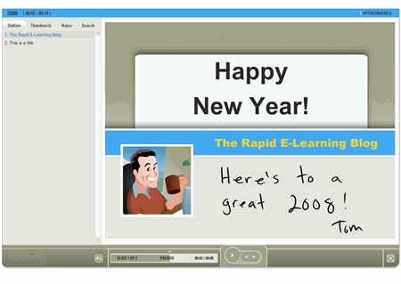 The Rapid E-Learning Blog - demo elearning course