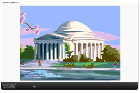The Rapid E-Learning Blog - Jefferson Memorial Demo