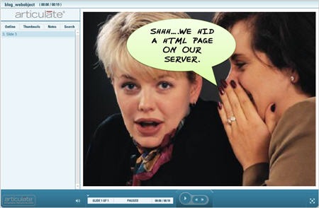 The Rapid E-Learning Blog - Use secret web pages as web objects