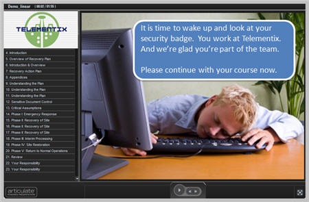 The Rapid E-Learning Blog - Wake up and read your badge