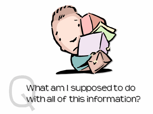 The Rapid E-Learning Blog: What am I supposed to do with all of this information?
