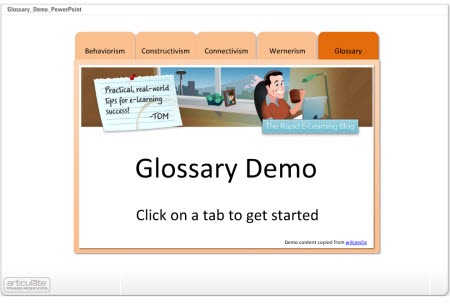 The Rapid E-Learning Blog: PowerPoint as a glossary