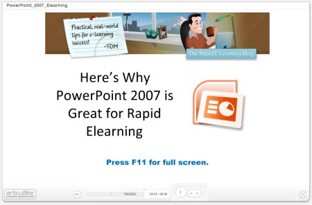 The Rapid E-Learning Blog - PowerPoint 2007 overview