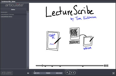 The Rapid E-Learning Blog - LectureScribe demo