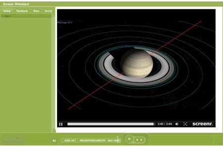 The Rapid E-Learning Blog - Screenr video inserted into an elearning course as a web object.