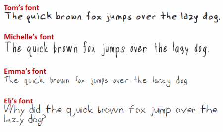 font in word for mac good for teaching handwriting