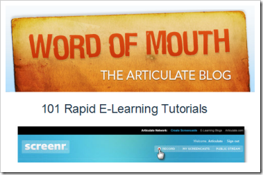 The Rapid E-Learning Blog - 101 Rapid E-Learning Tutorials