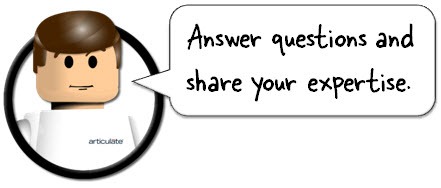 The Rapid E-Learning Blog - answer questions and share your expertise
