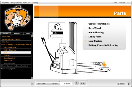 The Rapid E-Learning Blog - Pallet Jack rapid elearning demo