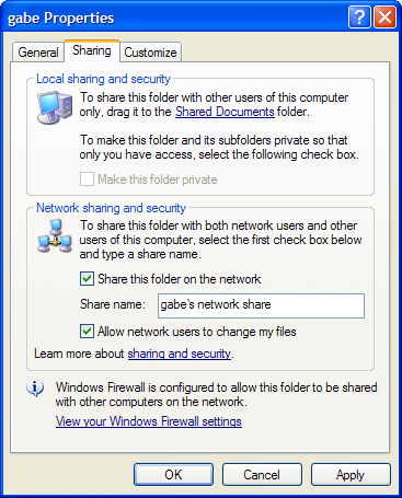 Windows File Sharing