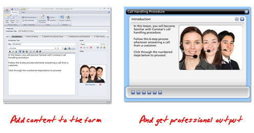 Add elearning content to Engage in minutes and get professional output