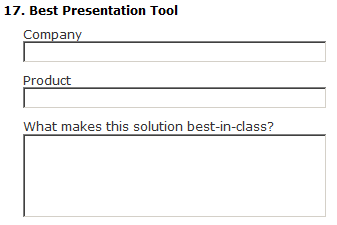17.  Best Presentation Tool