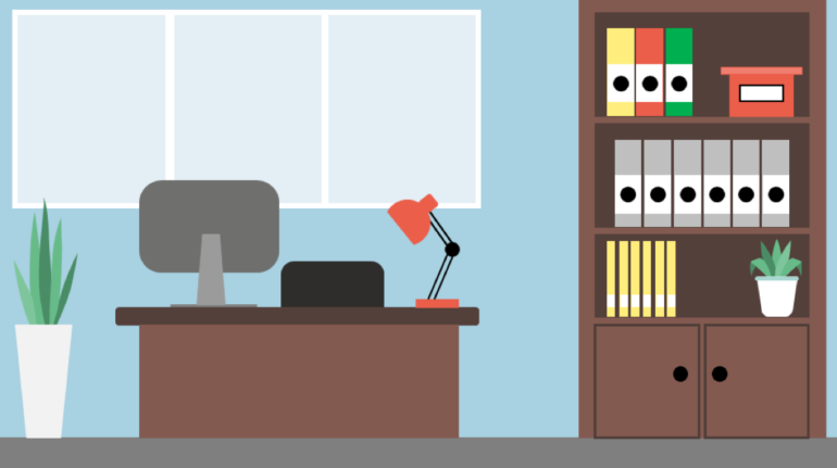 Illustrations Flat Design Sur Le Theme Du Bureau Articulate