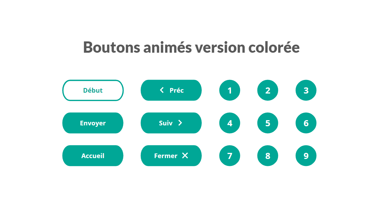 Storyline : lot de boutons animés