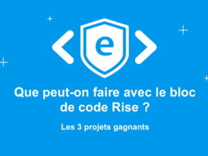 Que peut-on faire avec le bloc de code de Rise ?