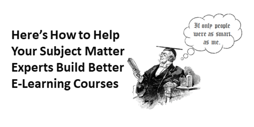 subject matter expert e-learning