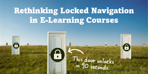 e-learning locked course navigation