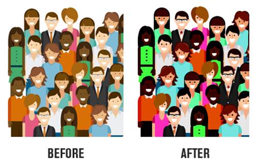 edit free vector images before and after