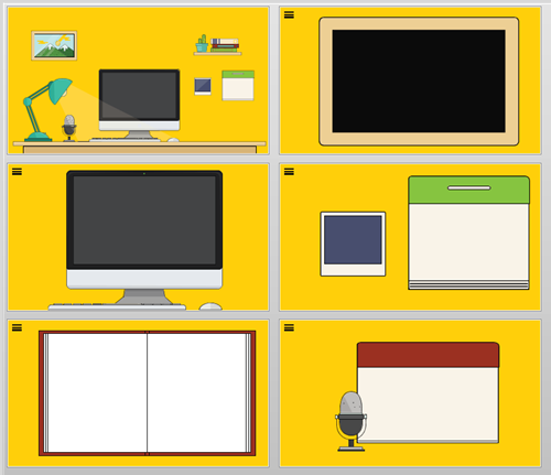 free template layouts for interactive course