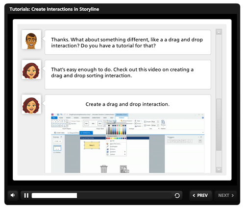 interactive video for e-learning