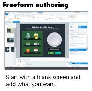 freeform authoring select e-learning software