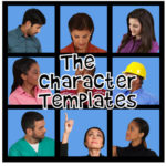 character templates for e-learning