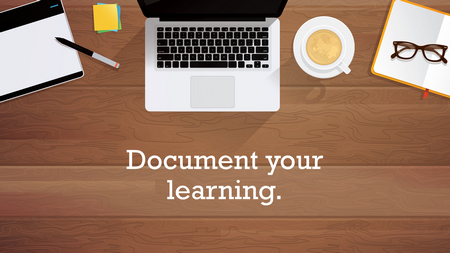 maintain a portfolio to document your learning