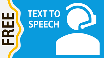 free text to speech narration