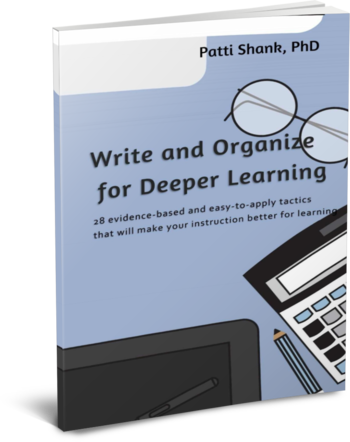 patti shank write and organize for deeper learning