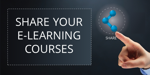 share your e-learning courses header