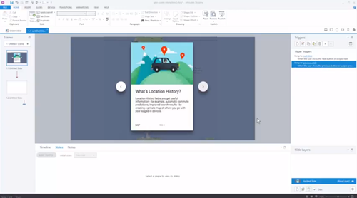 instruction screen e-learning interactive start screen tutorial