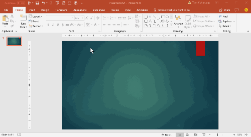 PowerPoint as illustrator slide size