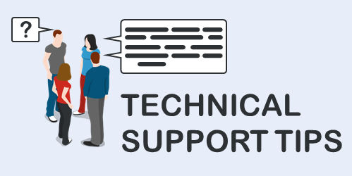 technical support & troubleshooting tips