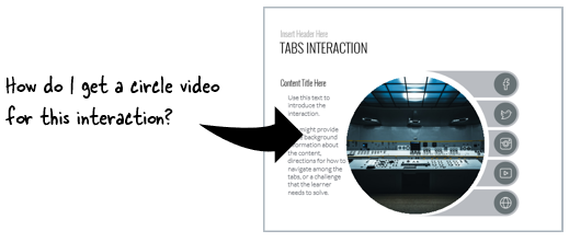 circle video in PowerPoint