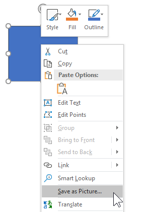 PowerPoint tip right click save as image