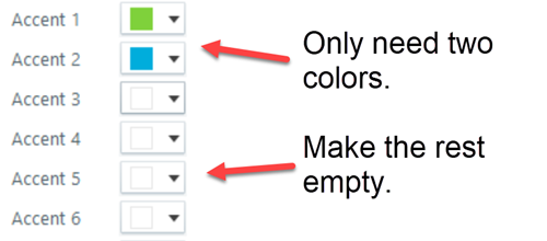 custom theme colors for e-learning
