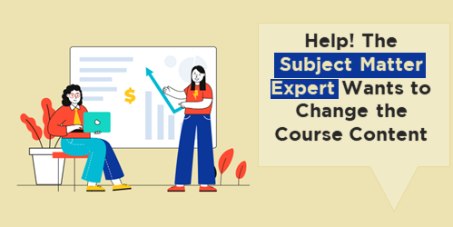 subject matter expert e-learning course