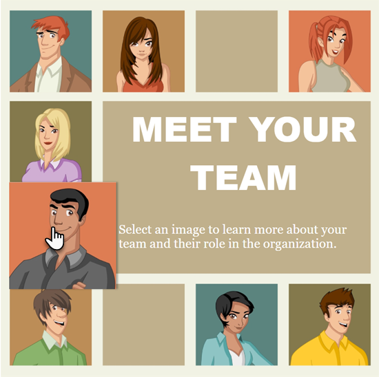 meet team e-learning interaction