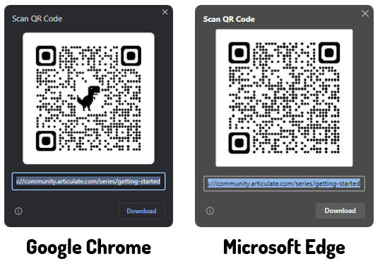 Is there a way to remove dinosaur from google qr code? - Google Chrome Community