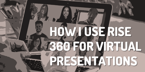 Rise 360 virtual presentation in Zoom