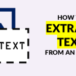 Extract text from images for e-learning