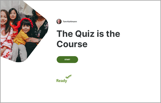 quiz is an e-learning course quiz tips
